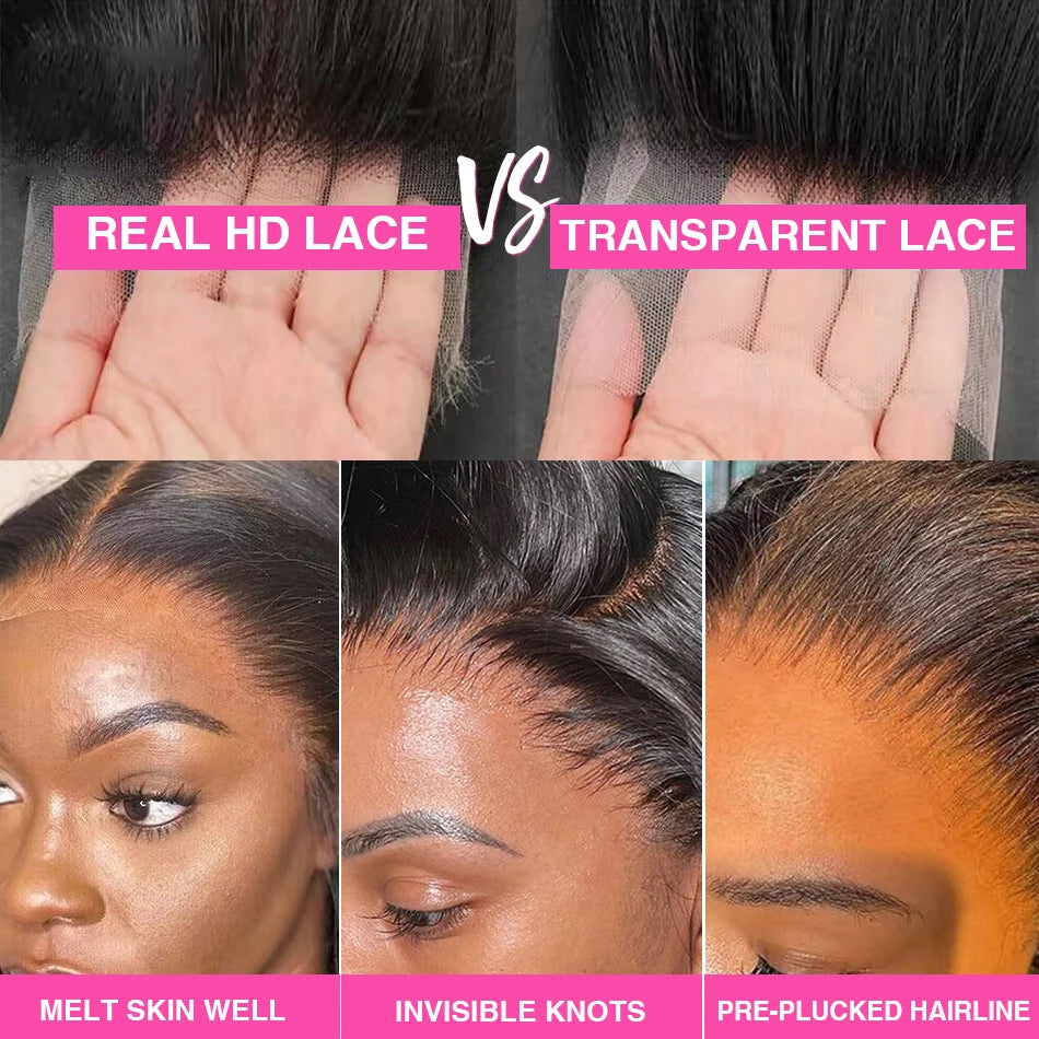 Body Wave Lace Front Wig Pre Plucked 360 Lace Frontal Wig Human Hair