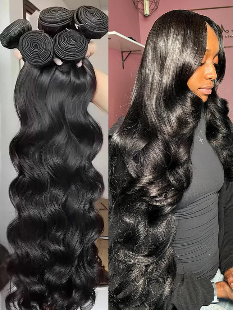 Body Wave 100% Brazilian Burmese Raw Human Hair Bundles